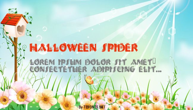 Halloween Spider example